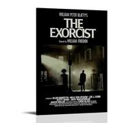 HAUEWB4HEWY Movie The Exorcist Poster Aesthetic Canvas Cover Wall Art Poster Modern Art Paintings for Living Rooms 12x18inch(30x45cm) Frame-style