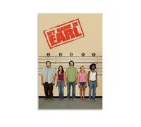 HAUEWB4HEWY My Name Is Earl Poster Aesthetic Canvas Cover Wall Art Poster Modern Art Paintings for Living Rooms 12x18inch(30x45cm) Unframe-style