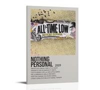 HAUEWB4HEWY Nothing Personal By All Time Low Poster Aesthetic Canvas Cover Wall Art Poster Modern Art Paintings for Living Rooms 12x18inch(30x45cm) Frame-style