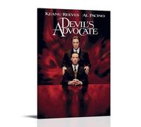 HAUEWB4HEWY The Devil's Advocate Poster Aesthetic Canvas Cover Wall Art Poster Modern Art Paintings for Living Rooms 20x30inch(50x75cm) Frame-style