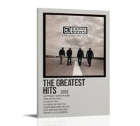 HAUEWB4HEWY The Greatest Hits by 3 Doors Down Poster Aesthetic Canvas Cover Wall Art Poster Modern Art Paintings for Living Rooms 20x30inch(50x75cm) Frame-style