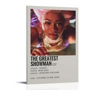 HAUEWB4HEWY The Greatest Showman Poster Aesthetic Canvas Cover Wall Art Poster Modern Art Paintings for Living Rooms 12x18inch(30x45cm) Frame-style