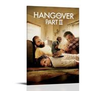 HAUEWB4HEWY The Hangover Part II Poster Aesthetic Canvas Cover Wall Art Poster Modern Art Paintings for Living Rooms 24x36inch(60x90cm) Frame-style