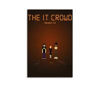 HAUEWB4HEWY The IT Crowd Poster Aesthetic Canvas Cover Wall Art Poster Modern Art Paintings for Living Rooms 08x12inch(20x30cm) Unframe-style