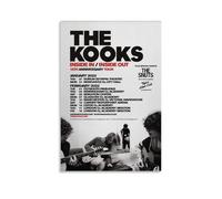 HAUEWB4HEWY The Kooks Poster Aesthetic Canvas Cover Wall Art Poster Modern Art Paintings for Living Rooms 12x18inch(30x45cm) Unframe-style