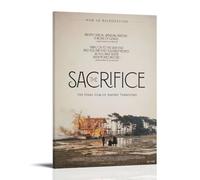 HAUEWB4HEWY The Sacrifice Poster Aesthetic Canvas Cover Wall Art Poster Modern Art Paintings for Living Rooms 16x24inch(40x60cm) Frame-style