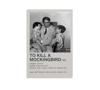 HAUEWB4HEWY To Kill A Mockingbird Poster Aesthetic Canvas Cover Wall Art Poster Modern Art Paintings for Living Rooms 08x12inch(20x30cm) Unframe-style