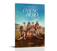 HAUEWB4HEWY Unsung Hero Poster Aesthetic Canvas Cover Wall Art Poster Modern Art Paintings for Living Rooms 20x30inch(50x75cm) Frame-style