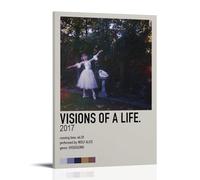 HAUEWB4HEWY Visions of A Life - Wolf Alice Poster Aesthetic Canvas Cover Wall Art Poster Modern Art Paintings for Living Rooms 12x18inch(30x45cm) Frame-style