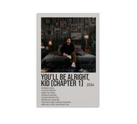 HAUEWB4HEWY You'll Be Alright, Kid by Alex Warren Poster Aesthetic Canvas Cover Wall Art Poster Modern Art Paintings for Living Rooms 08x12inch(20x30cm) Unframe-style