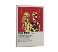 HAUEYQWUEGG Animal Collective Sung Tongs Posters Wall Art Print Poster Decor Vintage Canvas for Living Room Bed Room 24x36inch(60x90cm) Frame-style