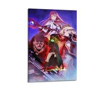 HAUEYQWUEGG Anime Redo of Healer Posters Wall Art Print Poster Decor Vintage Canvas for Living Room Bed Room 08x12inch(20x30cm) Frame-style