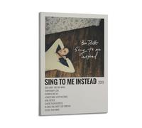 HAUEYQWUEGG Ben Platt Album Sing to Me Instead Posters Wall Art Print Poster Decor Vintage Canvas for Living Room Bed Room 20x30inch(50x75cm) Frame-style