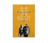 HAUEYQWUEGG God Is A Bullet Posters Wall Art Print Poster Decor Vintage Canvas for Living Room Bed Room 24x36inch(60x90cm) Unframe-style