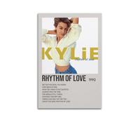 HAUEYQWUEGG Kylie Minogue Rhythm of Love Posters Wall Art Print Poster Decor Vintage Canvas for Living Room Bed Room 24x36inch(60x90cm) Unframe-style