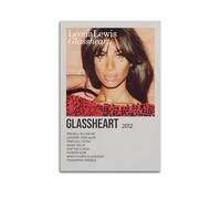 HAUEYQWUEGG Leona Lewis Album Glassheart Posters Wall Art Print Poster Decor Vintage Canvas for Living Room Bed Room 24x36inch(60x90cm) Unframe-style
