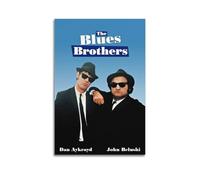 HAUEYQWUEGG Movie The Blues Brothers Posters Wall Art Print Poster Decor Vintage Canvas for Living Room Bed Room 12x18inch(30x45cm) Unframe-style