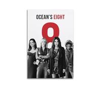 HAUEYQWUEGG Ocean's 8 Posters Wall Art Print Poster Decor Vintage Canvas for Living Room Bed Room 24x36inch(60x90cm) Unframe-style