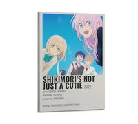 HAUEYQWUEGG Shikimori's Not Just A Cutie Posters Wall Art Print Poster Decor Vintage Canvas for Living Room Bed Room 12x18inch(30x45cm) Frame-style