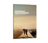 HAUEYQWUEGG Slumdog Millionaire1 Posters Wall Art Print Poster Decor Vintage Canvas for Living Room Bed Room 12x18inch(30x45cm) Frame-style