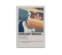 HAUEYQWUEGG Starlight Brigade Posters Wall Art Print Poster Decor Vintage Canvas for Living Room Bed Room 20x30inch(50x75cm) Unframe-style