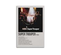 HAUEYQWUEGG Super Trouper By ABBA Posters Wall Art Print Poster Decor Vintage Canvas for Living Room Bed Room 16x24inch(40x60cm) Unframe-style