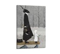 HAUEYQWUEGG The Girl from The Other Side1 Posters Wall Art Print Poster Decor Vintage Canvas for Living Room Bed Room 08x12inch(20x30cm) Frame-style