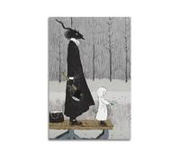 HAUEYQWUEGG The Girl from The Other Side1 Posters Wall Art Print Poster Decor Vintage Canvas for Living Room Bed Room 08x12inch(20x30cm) Unframe-style