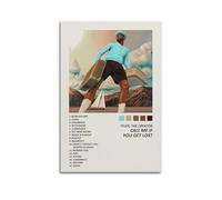HAUEYQWUEGG Tyler Poster The Creator Call Me If You Get Lost Album Tracklist Posters Wall Art Print Poster Decor Vintage Canvas for Living Room Bed Room 20x30inch(50x75cm) Unframe-style