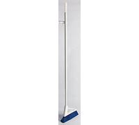 HAUG Brossette Broom Polyester Blue 230 x 35 x 85 mm with Telescopic Handle Extendable to 2000 mm