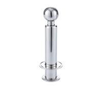 HAUJGG 1pc 304 Stainless Steel Rotating CIP Spray Ball - 1.5" Tri Clamp Tank Cleaning Solution for Home Improvement(50.5x50.5mm)