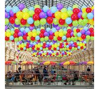 Haull Balloon Drop Net for Ceiling Release Graduation Wedding Balloon Drop Bag Netting for Graduation Baby Shower Birthday New Year's Celebration Party Supplies Decoration(36 x 6.6 ft)