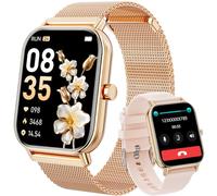 Haulvean Smart Watch for Men Women Answer/Make Calls,1.85''HD Smartwatch with Pedometer 24/7 Heart Rate SpO2 Sleep Monitor,110+ Sports Fitness Watch,IP68 Waterproof Activity Tracker for Android iOS