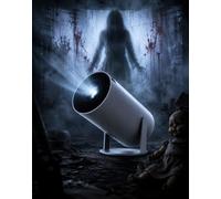 Haunt Cast Projector, Haunt Projector | Haunt Cast Halloween Window Projector with Auto Keystone, 4k Input Support,Wifi 6 & Bluetooth for Indoor Creepy Holiday Decor