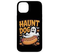 Haunt Dog Funny Ghost Hotdog Halloween Case for iPhone 14 Plus