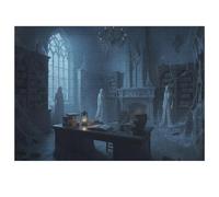 Haunted Archives Wooden Jigsaw Puzzles for Adults 35/70/120/200/300/5001000 Pieces - Art for Wall Decor - Durable Poplar Wood, Zero Dust, UV Vibrant Print - Family Group Activity & Unique Gift