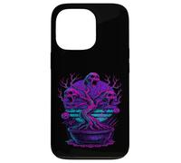 Haunted Bonsai Gothic Botanical Nightmare Screaming Skulls Case for iPhone 13 Pro