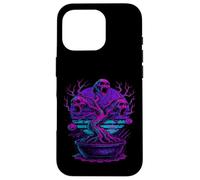 Haunted Bonsai Gothic Botanical Nightmare Screaming Skulls Case for iPhone 16 Pro