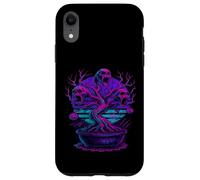 Haunted Bonsai Gothic Botanical Nightmare Screaming Skulls Case for iPhone XR