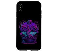 Haunted Bonsai Gothic Botanical Nightmare Screaming Skulls Case for iPhone XS Max