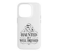 Haunted But Well Dressed Spooky Chic Fashionista Halloween Case for iPhone 14 Pro
