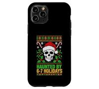 Haunted By 6-7 Holidays Santa Skull Ugly Christmas Six Seven Case for iPhone 11 Pro