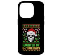 Haunted By 6-7 Holidays Santa Skull Ugly Christmas Six Seven Case for iPhone 14 Pro