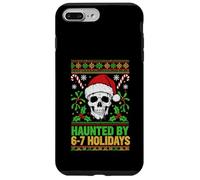 Haunted By 6-7 Holidays Santa Skull Ugly Christmas Six Seven Case for iPhone 7 Plus/8 Plus