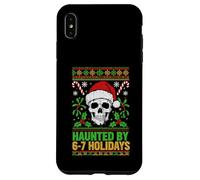 Haunted By 6-7 Holidays Santa Skull Ugly Christmas Six Seven Case for iPhone XS Max