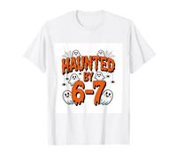 Haunted by 67 Funny Six Seven Meme Spooky Ghost Halloween T-Shirt