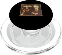 Haunted by 67 Funny Teacher 67 Halloween Skeleton Six Seven PopSockets PopGrip for MagSafe
