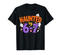 Haunted by 67 Nurse Funny Halloween Haunted by 6-7 Ghost T-Shirt