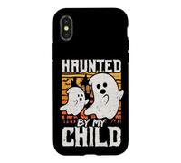 Haunted by My Child Son Mom Dad Halloween Ghost Case for iPhone X/XS