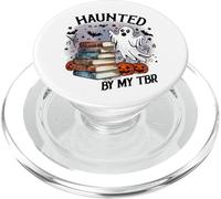 Haunted By My TBR Funny Book Lover Halloween PopSockets PopGrip for MagSafe